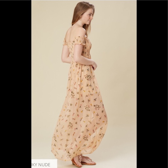 Altar’d State Walk Through Maxi Dress-Pink - Picture 4 of 8